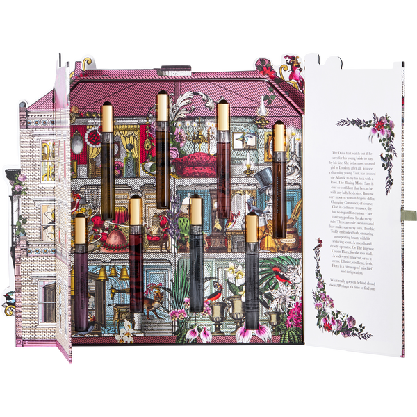 Penhaligon's Variety by Penhaligon's, 8 Piece Mansion Set With Lord George & Lady Blanche & Mister Sam & Duchess Rose & Changing Constance & Terrible Teddy & The Duke & Cousin Flor And All Are Eau De Parfum Spray 0.33 oz Minis