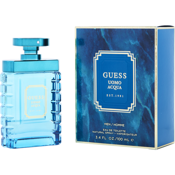 Guess Uomo Acqua Eau De Toilette Spray 3.4 oz