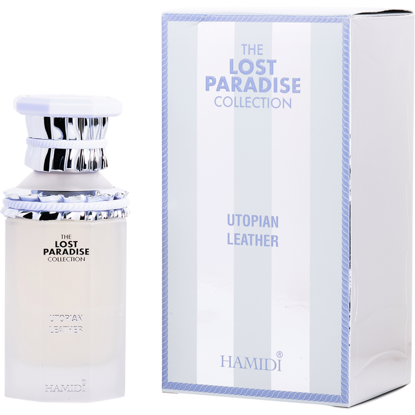 Utopian Leather Eau De Parfum Spray 3.4 oz (The Lost Paradise Collection)