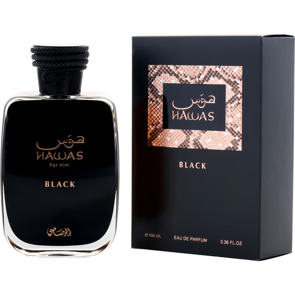Rasasi Hawas Black by Rasasi, Eau De Parfum Spray 3.38 oz, image 1 of 2