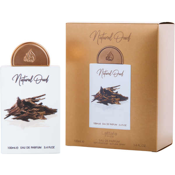 Lattafa Natural Oud by Lattafa, Eau De Parfum Spray 3.4 oz, image 1 of 2