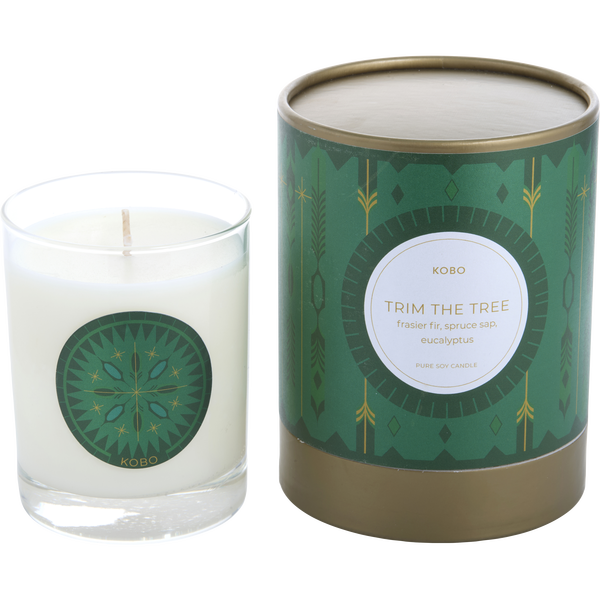 Kobo Trim The Tree by Kobo, Pure Soy Candle 11 oz