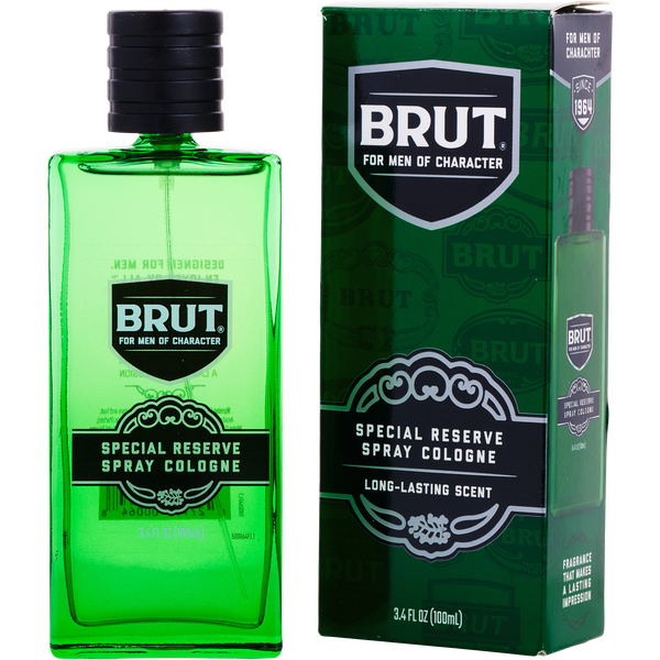 Brut Special Reserve Spray Cologne 3.4 oz (Glass Bottle)