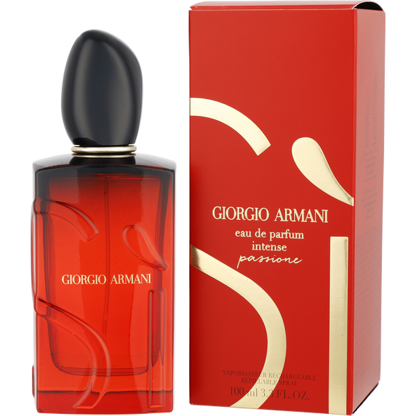Armani Si Passione Intense by Giorgio Armani, Eau De Parfum Refillable Spray 3.4 oz, image 1 of 2