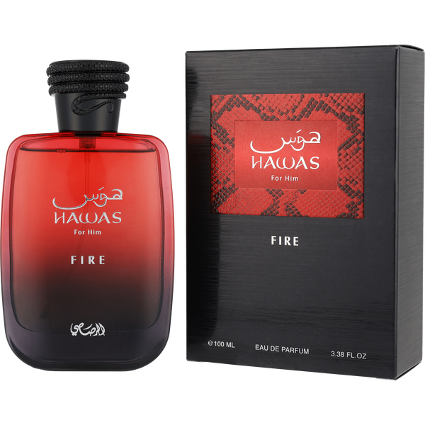 Rasasi Hawas Fire Eau De Parfum Spray 3.3 oz