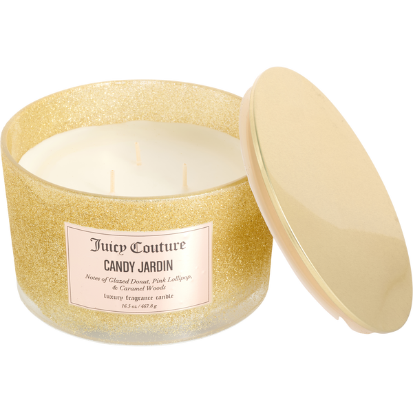 Juicy Couture Candy Jardin by Juicy Couture, Glitter Candle 16.5 oz