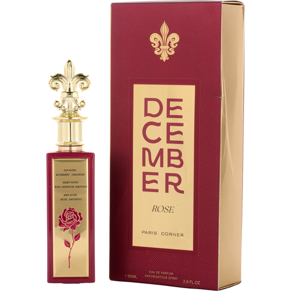 Paris Corner December Rose by Paris Corner, Eau De Parfum Spray 2.9 oz, image 1 of 2