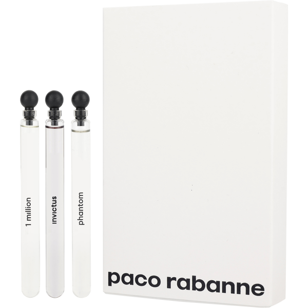 Paco Rabanne Variety by Paco Rabanne, 3 Piece Mens Mini Variety With 1 Million & Invictus & Phantom And All Are Eau De Toilette 0.14 oz Minis, image 1 of 2