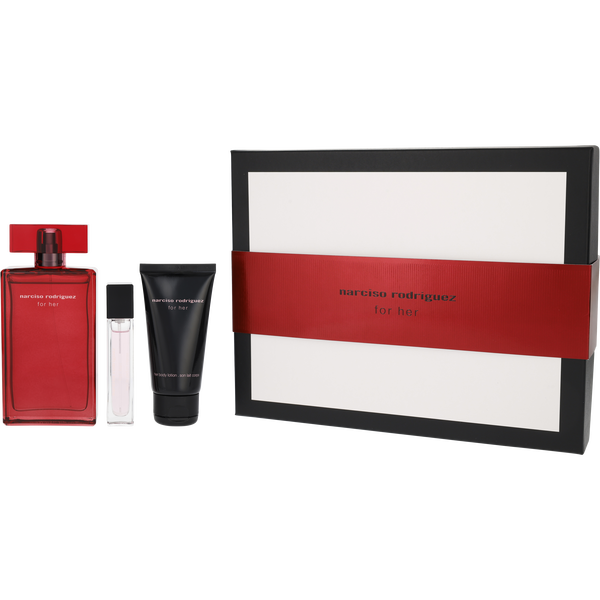 Narciso Rodriguez Intense by Narciso Rodriguez, Eau De Parfum Spray 3.4 oz & Body Lotion 1.7 oz & Eau De Parfum Spray 0.34 oz, image 1 of 2