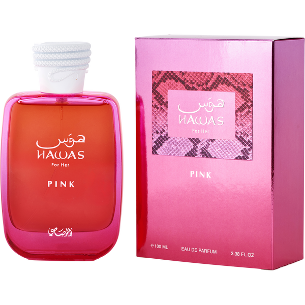 Rasasi Hawas Pink by Rasasi, Eau De Parfum Spray 3.3 oz, image 1 of 2