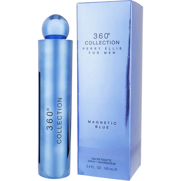 Perry Ellis 360 Magnetic Blue by Perry Ellis, Eau De Toilette Spray 3.4 oz, image 1 of 2