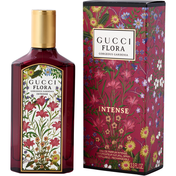 Gucci Flora Gorgeous Gardenia Intense by Gucci, Eau De Parfum Refillable Spray 3.3 oz, image 1 of 2
