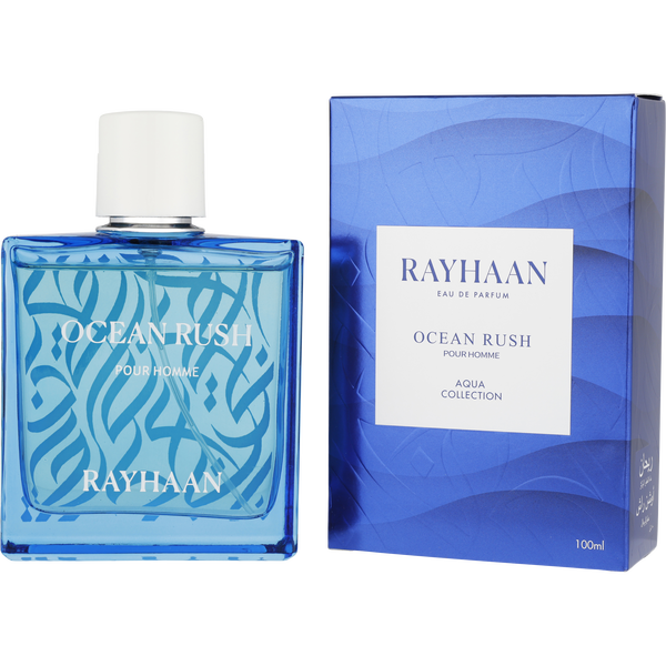 Rayhaan Ocean Rush Eau De Parfum Spray 3.4 oz (Aqua Collection)