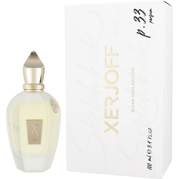 Xerjoff Sketchbook P.33 by Xerjoff, Eau De Parfum Spray (Blank Page Edition) 3.4 oz, image 1 of 2