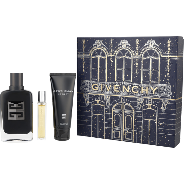 Gentleman Society Extreme by Givenchy, Eau De Parfum Spray 3.4 oz & Shower Gel 2.5 oz & Eau De Parfum Spray 0.4 oz Mini, image 1 of 2