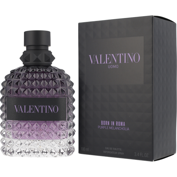 Valentino Uomo Born In Roma Purple Melancholia by Valentino, Eau De Toilette Spray 3.4 oz, image 1 of 2