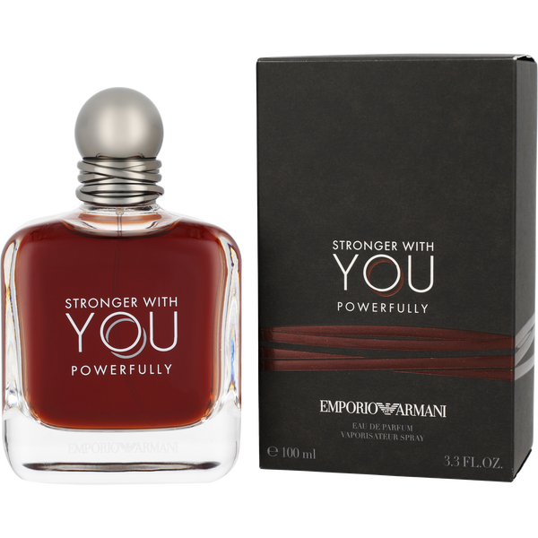 Emporio Armani Stronger With You Powerfully by Giorgio Armani, Eau De Parfum Spray 3.3 oz, image 1 of 2