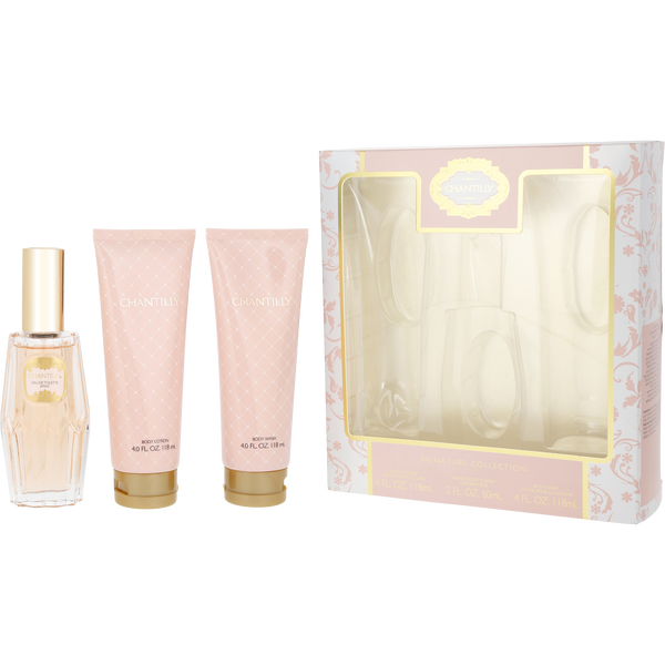 Chantilly by Dana, Eau De Toilette Spray 2 oz & Bath & Shower Gel 4 oz & Body Lotion 4 oz, image 1 of 2