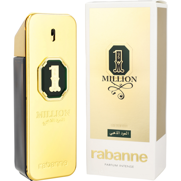 Paco Rabanne 1 Million Golden Oud by Paco Rabanne, Parfum Intense Spray (New Packaging) 3.4 oz, image 1 of 2