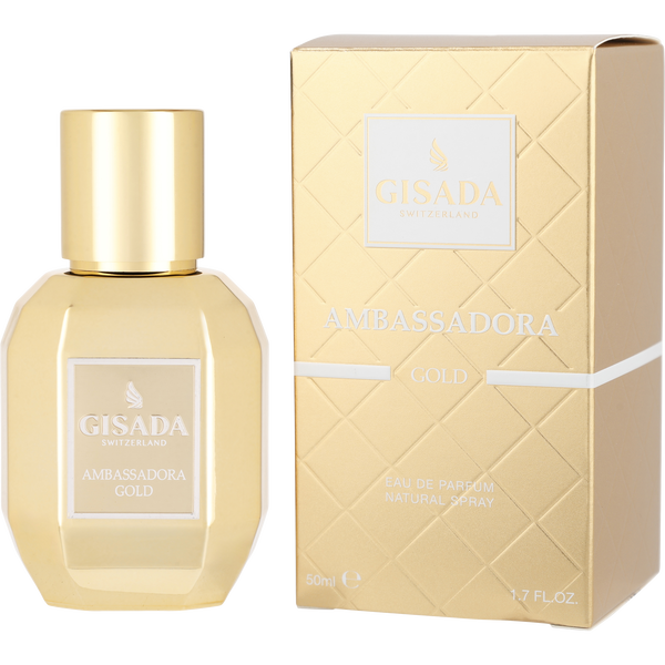 Gisada Ambassadora Gold by Gisada, Eau De Parfum Spray 1.7 oz, image 1 of 2