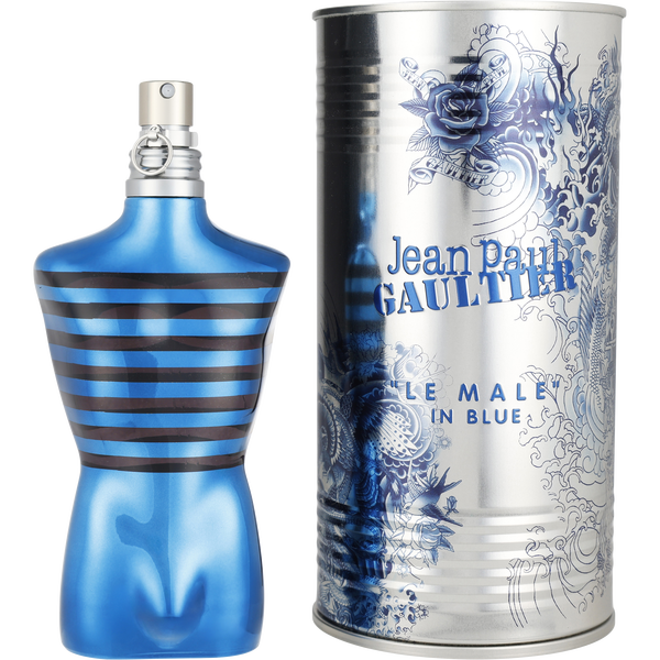 Jean Paul Gaultier Le Male In Blue by Jean Paul Gaultier, Eau De Parfum Spray 4.2 oz, image 1 of 2