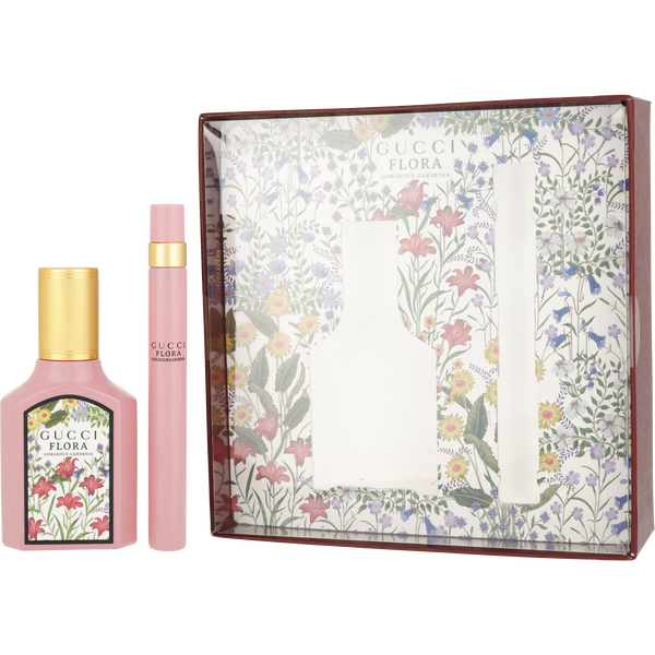 Gucci Flora Gorgeous Gardenia by Gucci, Eau De Parfum Spray 1 oz & Eau De Parfum Spray 0.33 oz Mini, image 1 of 2