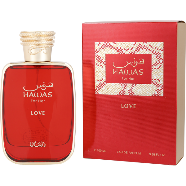 Rasasi Hawas Love by Rasasi, Eau De Parfum Spray 3.38 oz, image 1 of 2