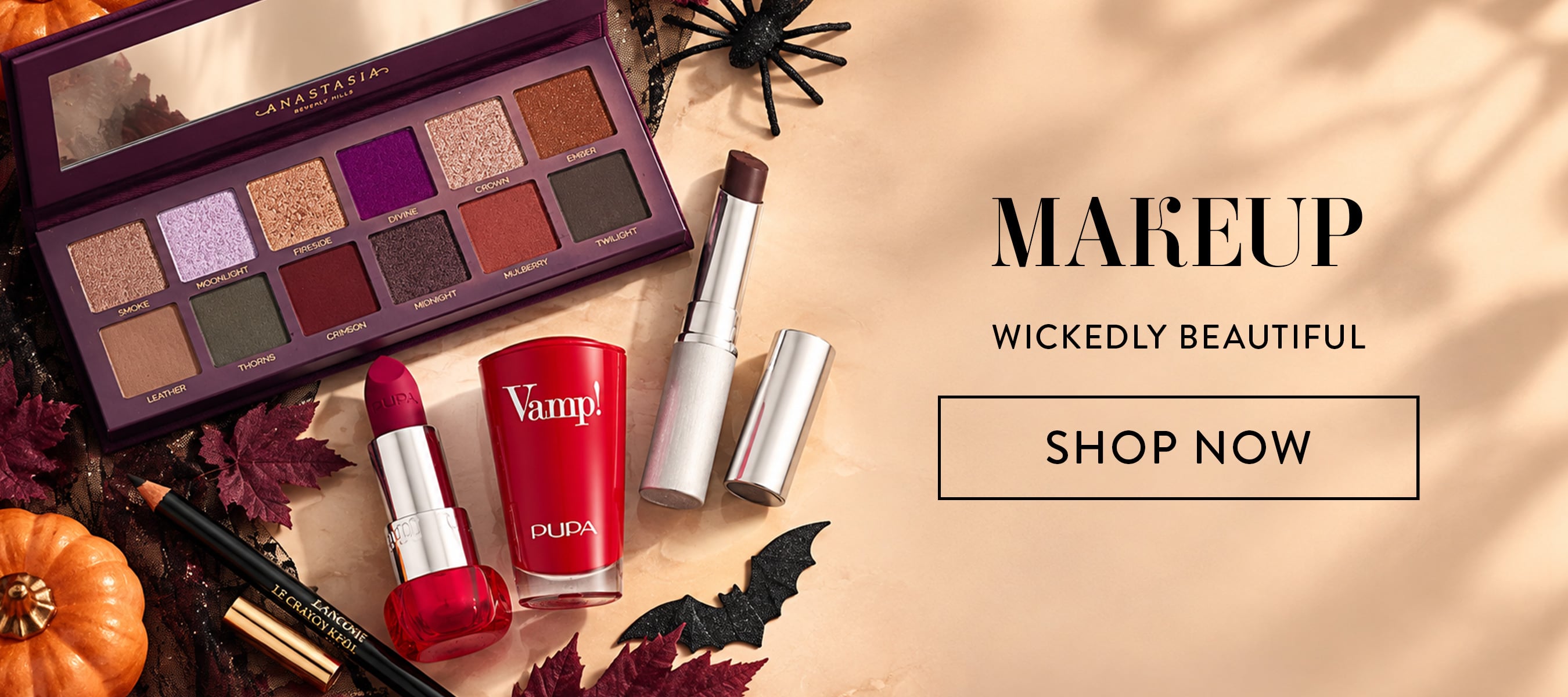 Makeup. Wickedly Beautiful. Shop Now.
