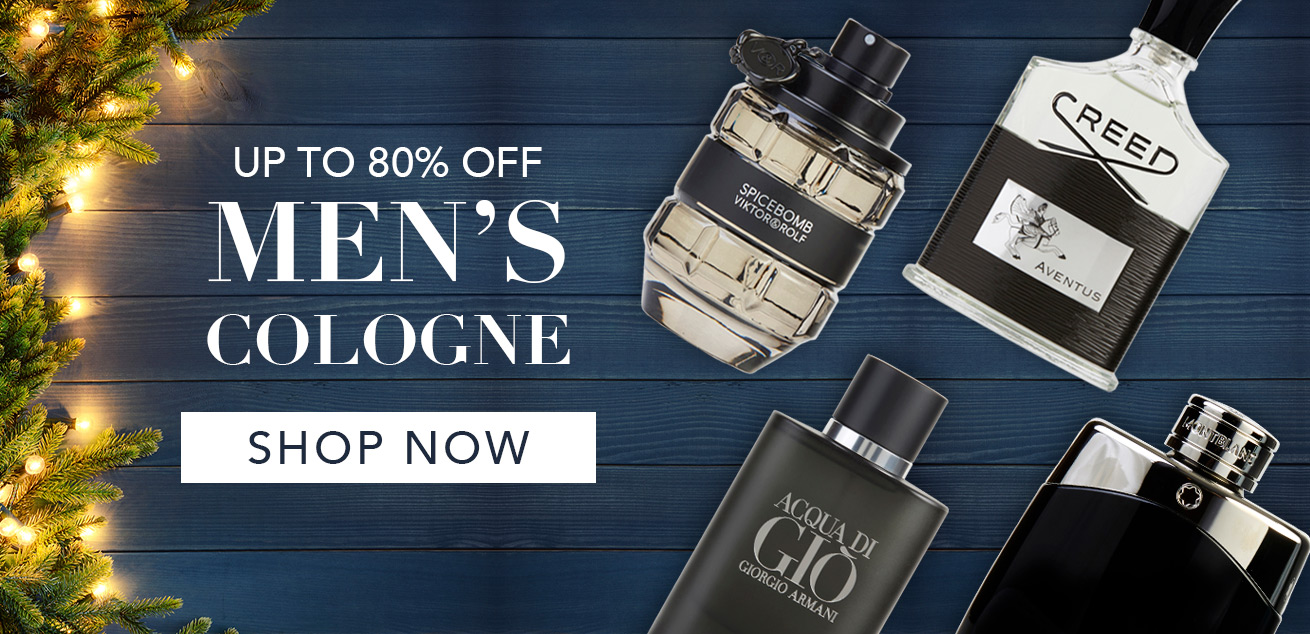 Up to 80% off Men's Cologne, shop now