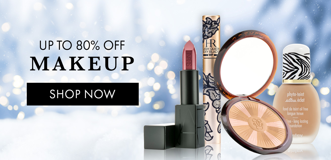 Up to 80% off makeup, shop now