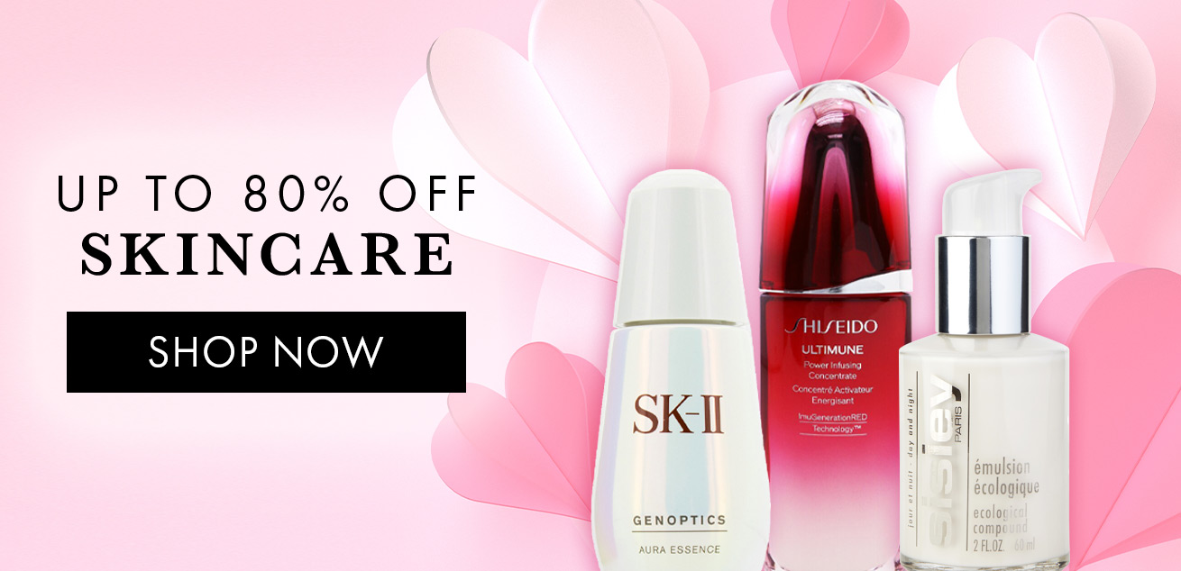 Up to 80% off skincare, shop now