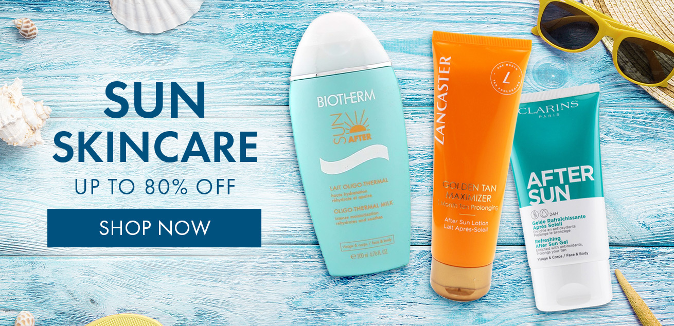 Up to 80% off Sun Skincare, shop now