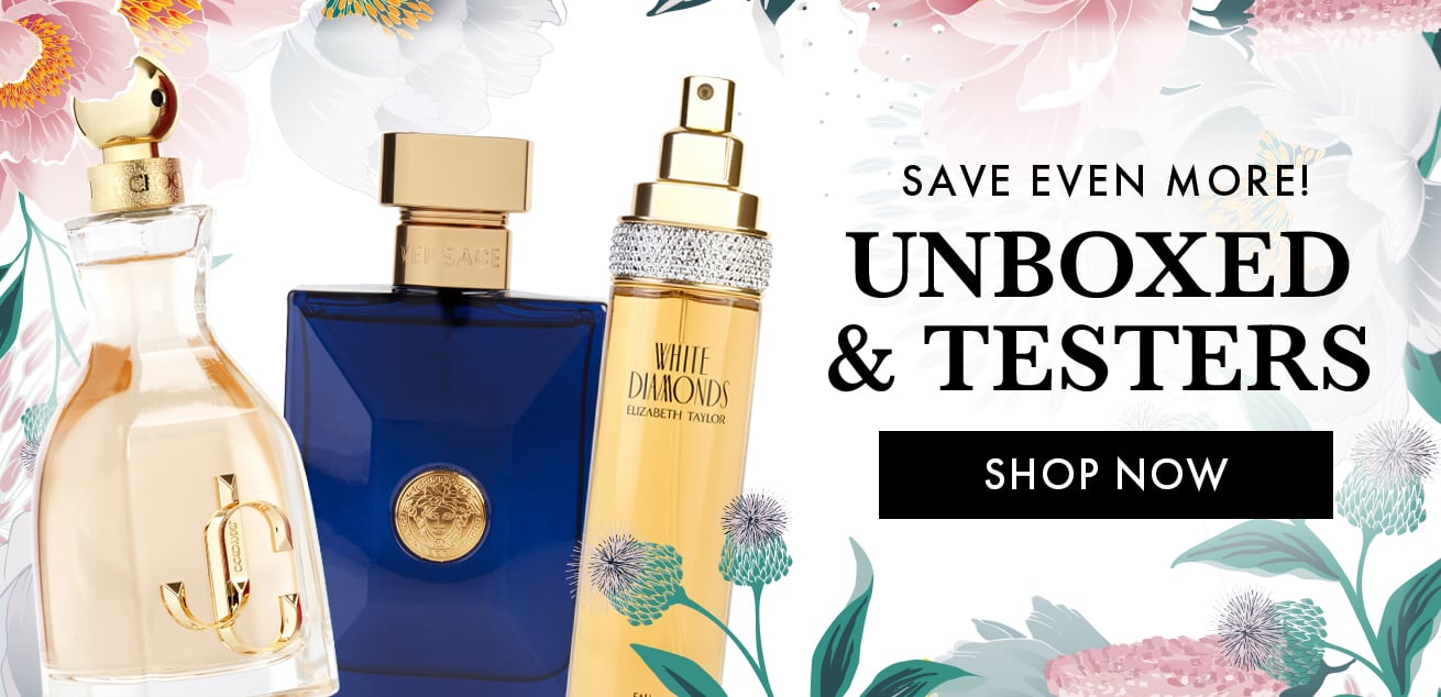 save even more unboxed & testers, shop now