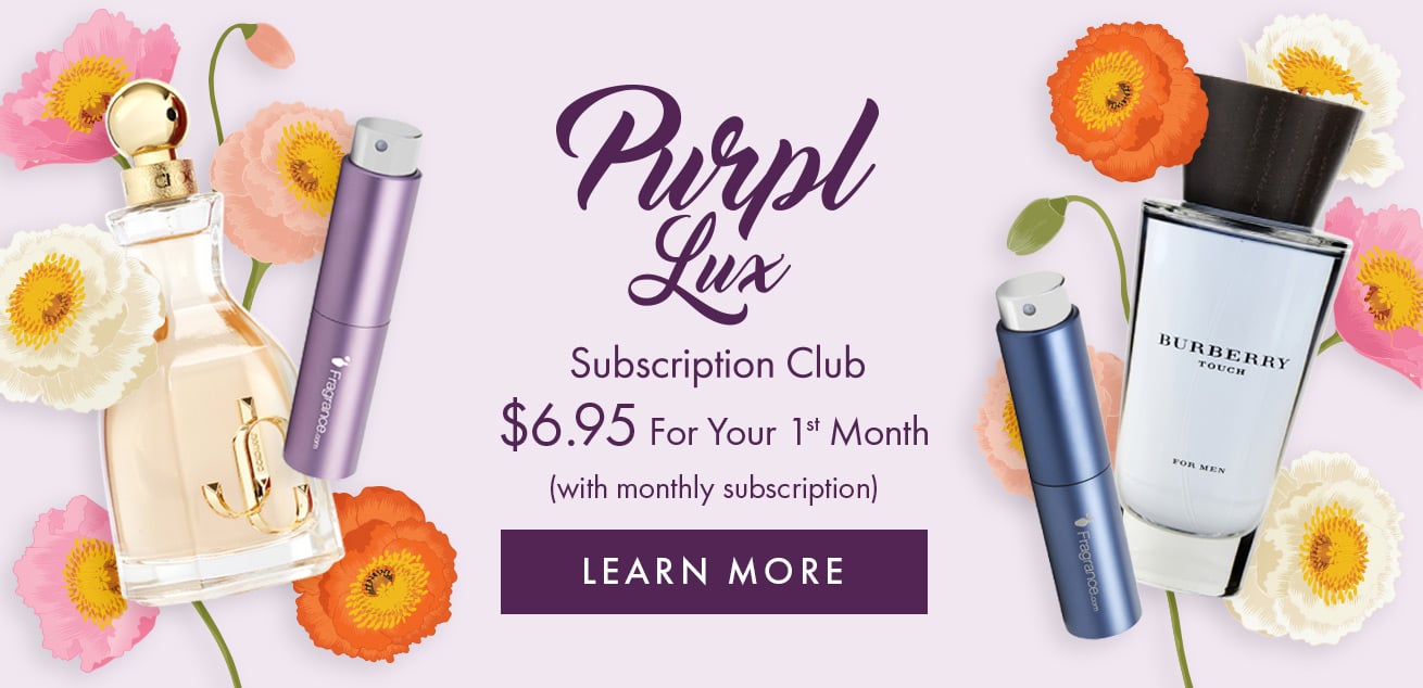 Purpl Lux subscription club, $6.95 for your 1st month (with monthly subscription), learn more