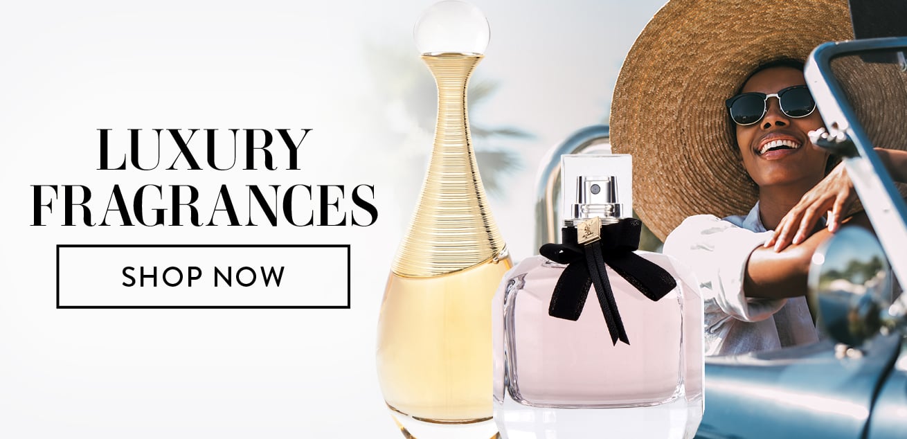 Luxury fragrances, shop now