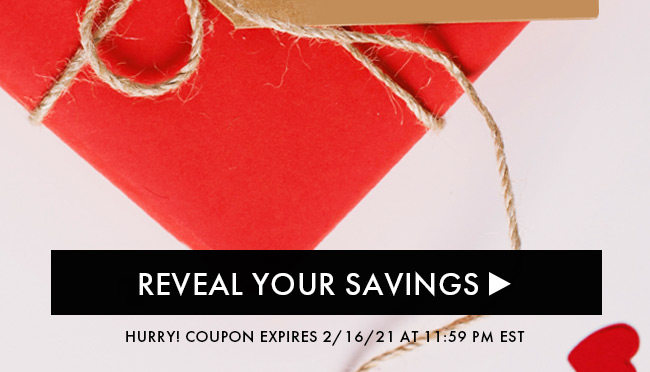 Reveal Your Savings. Hurry! Coupon Expires 2/16/21 At 11:59 PM EST