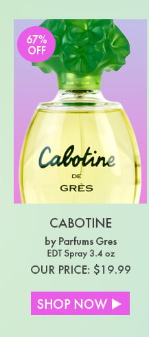 67% Off. Cabotine By Parfume Gres. EDT Spray 3.4 Oz. Our Price: $19.99. Shop Now