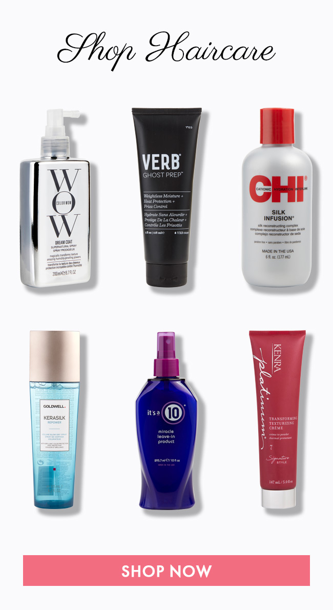 Shop Haircare. Shop Now