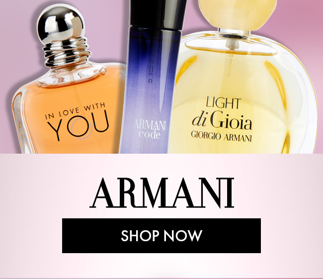 Armani. Shop Now