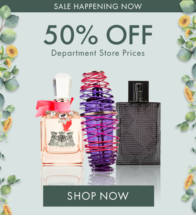 Sale Happening Now. 50% Off Department Store Prices. Shop Now