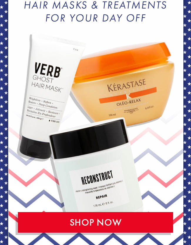 Hair Masks & Treatments For Your Day Off. Shop Now