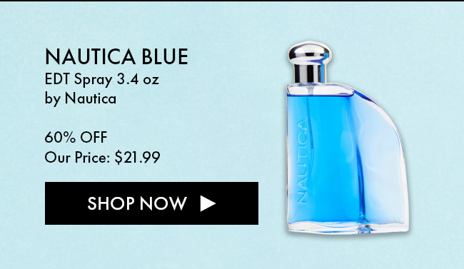 Nautica Blue EDT Spray 3.4oz by Juicy Couture. 60% Off. Our Price: $21.99. Shop Now