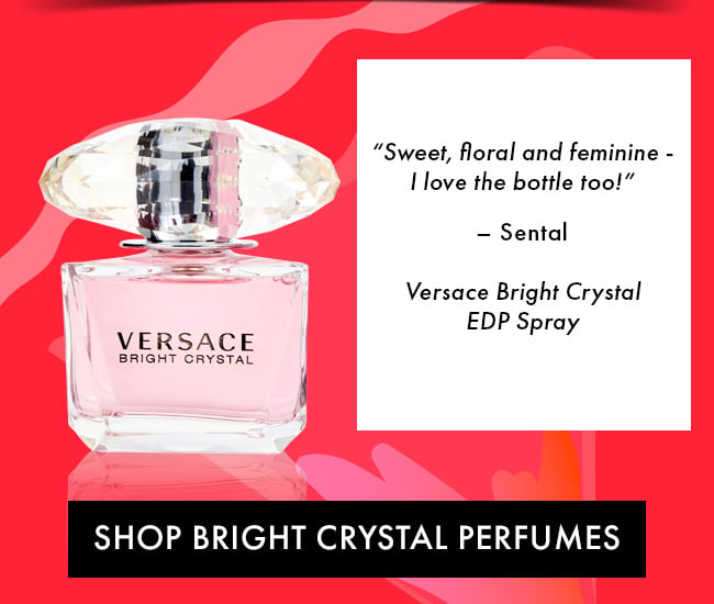 Sweet, Floral and Feminine - I Love The Bottle Too! - Sental. Versace Bright Crystal EDP Spray. Shop Bright Crystal Perfumes