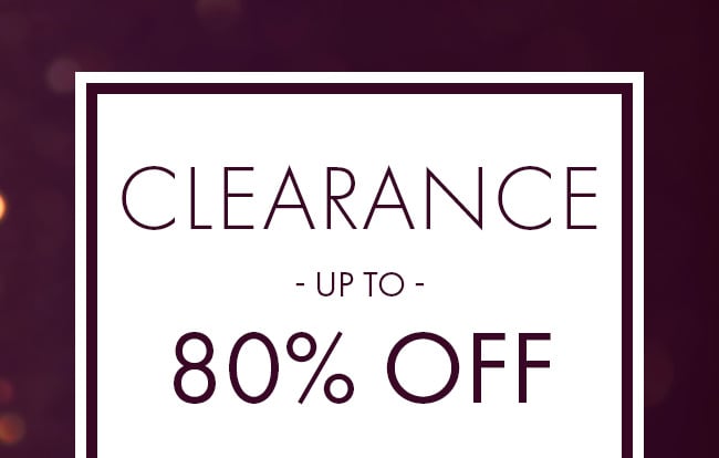 Clearance Up To 80% Off