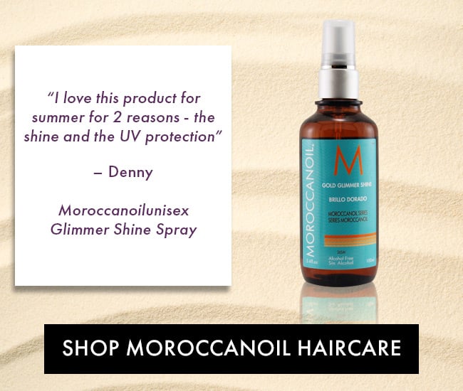 “I love this product for summer for 2 reasons - the shine and the UV protection” – Denny. Moroccanoilunisex Glimmer Shine Spray