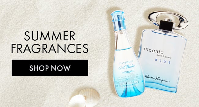 Summer fragrances. Shop now