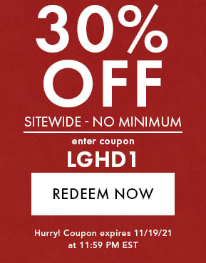 30% Off Sitewide - No Minimum. Enter coupon LGHD1. Redeem Now. Expires 11/19/21 at 11:59 PM EDT