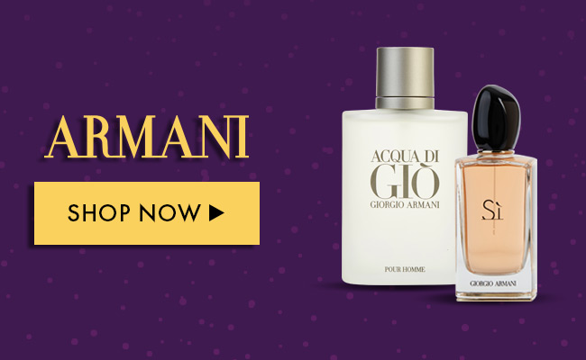 Armani. Shop Now