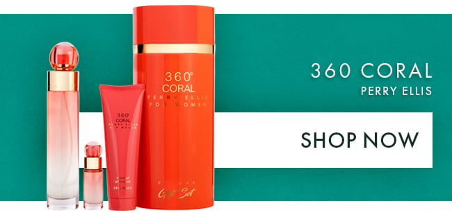 360 Coral by Perry Ellis. Shop Now
