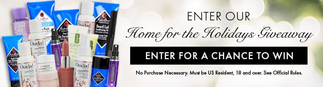 Enter our Home for the Holidays Giveaway. Enter for a chance to win. No purchase necessary. Must be US Resident, 18 and over. See Official Rules